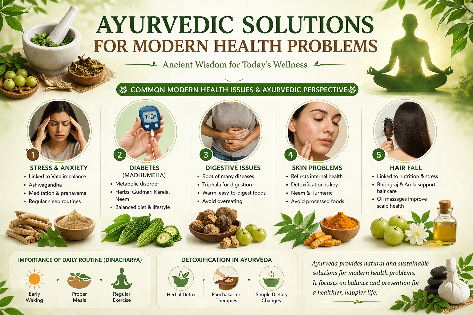 Ayurvedic Solutions for Modern Health Problems